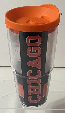 Chicago Bears Cup Tervis 2011 Official NFL Made in the USA 24 OZ W/lid Cover