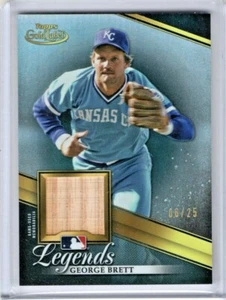 2019 Topps Gold Label Legends Bat George Brett #6/25 Royals - Picture 1 of 2