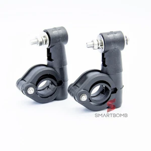 2 Halter Halter Halter Armlehnen Motorrad Fahrrad Motorräder 360 ABS Universal verstellbar - Bild 1 von 12