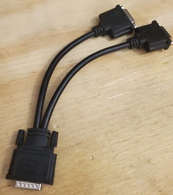 DMS-59 to Dual Displayport DP DVI VGA Converter Splitter Video Cable Adapter - Image 1 of 4