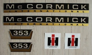 IHC / Mc Cormick Aufkleber international 353 Gold Logo Emblem Sticker Label kurz - Bild 1 von 1