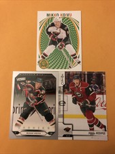Mikko Koivu Minnesota Wild 3 Card Lot Victory Rookie OPC Retro