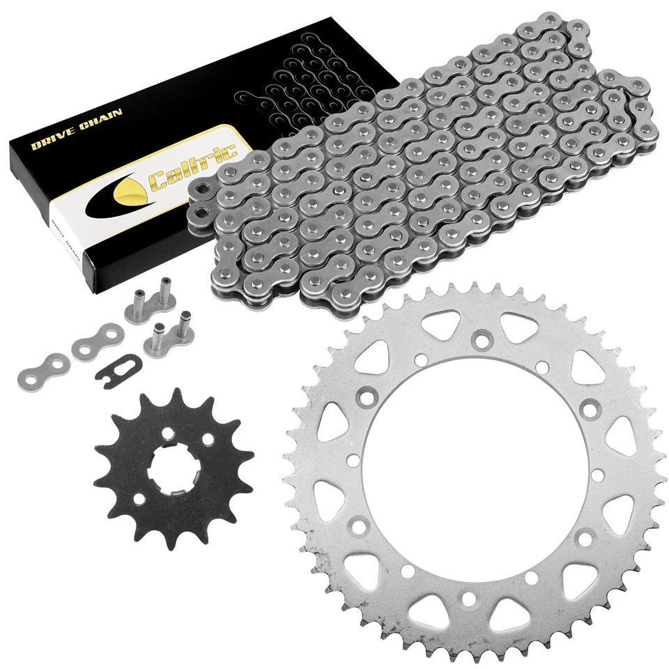 Kit de cadena de transmisión y piñones para Yamaha IT250 YZ250 YZ465 YZ490 Foto 1 de 4