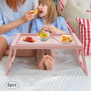 Portable Computer PP Laptop Table Folding Bed Laptop Desk With Foldable Leg - Picture 1 of 21