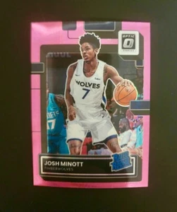 Josh Minott /PF Timberwolves RC | 22/23 Pink Hyper Prizm Rated Rookie Card #244 - Picture 1 of 7