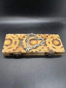 Unique Bicycle Chain Art Box With Heart - Picture 1 of 5