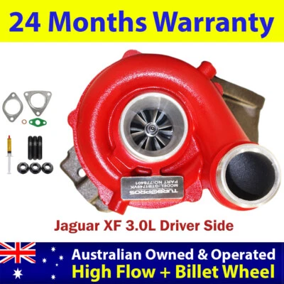 Turbocargador de alto flujo GEN1 para Jaguar XF 3,0 L lado del conductor Foto 1 de 4