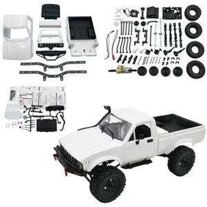 WPL C24W White RC Truck SET 4WD 1/16 Off-road Crawler Car UN-Assemble Toy Kids - Picture 1 of 6