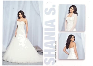 Brautkleid A-Linie mit Bolero Lohrenegel Ivory Tüll Spitze Gr. 38 NEU - Bild 1 von 2