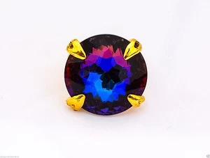 Anillo Laruicci Luna Llena Chapado en Oro 18K LATÓN MEDIA LUNA CRISTAL  - Imagen 1 de 7