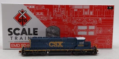Scale Trains SXT38621 N Scale CSX EMD SD40-3 Diesel #4009 w/ LokSound & DCC LN - Image 1 of 4