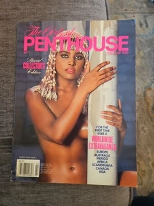 ⭐Vintage Girls of Penthouse Magazine - RARE - Feb March 1990 Collectors Ed 🔥 - Picture 1 of 2