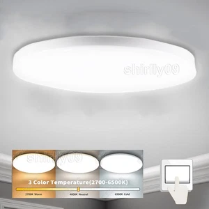 LED Deckenlampe Panel Deckenleuchte Schlafzimmer Bad Wohnzimmer Flurlampe IP44 - Bild 1 von 47