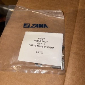 Genuine OEM ZAMA RB 27 Carburetor Rebuild Kit rb-27 C1U-K10 K12 K21 K22 K23 - Picture 1 of 2
