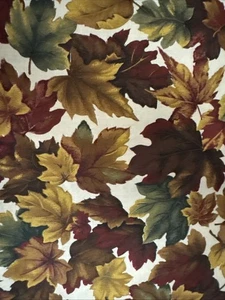 1 Yard VIP CRANSTON STOFF HERBSTBLÄTTER 45" W - Bild 1 von 4