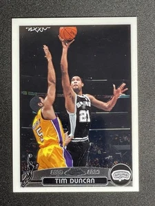 2003-04 NBA TOPPS CHROME Base Tim Duncan San Antonio Spurs Wake Forrest #21 - Picture 1 of 3
