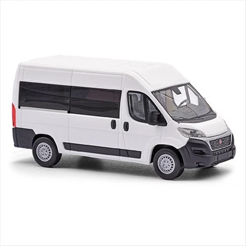 Busch 54650 Fiat Ducato Bus Weiß FORMNEUHEIT 1:87 Spur H0 NEu - Bild 1 von 1