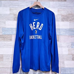 Camiseta de malla Wisconsin Herd NBA G League Nike Dri Fit azul manga larga para hombre XL - Imagen 1 de 7