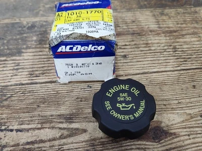 NOS OEM 1984-91 PONTIAC GRAND AM 1988-92 OLDS CUTLASS GM 10101770 OIL FILLER CAP - Image 1 of 4
