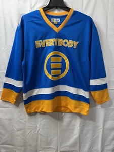 Logic Everybody Hockey Trikot - Erwachsene Medium #85 Hip Hop Jersey Blau/Gelb Neu! - Bild 1 von 4