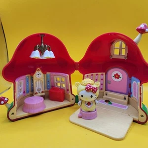 2001 Hello Kitty Happy Forest Mushroom Restaurant *incomplete - Picture 1 of 8
