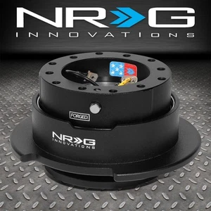 UNIVERSAL NRG STEERING WHEEL SHORT 6-HOLE GEN 2.5 QUICK RELEASE ADAPTOR BLACK - Bild 1 von 1