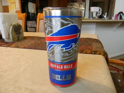 New Buffalo Bills Coffee Mug Beverage Cup Tumbler 20 Oz byTERVIS Stainles Steel - Image 1 of 4