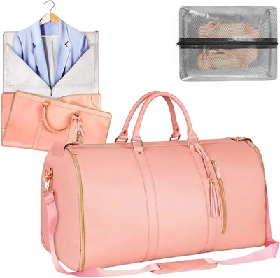Garment Duffle Bags for Travel, Convertible Cloth Luxe Mega Bag with Shoe Pouch, - Image 1 of 4