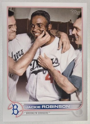 2022 Topps Update Jackie Robinson #US42 SP Short Print Photo Variation Dodgers - Image 1 of 2