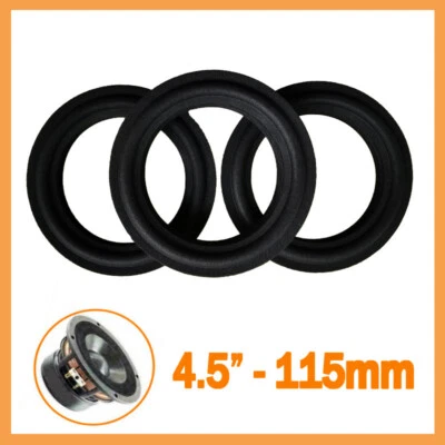 Altavoz de espuma de 4,5 pulgadas 115 mm Woofer Edge Surround Woofer pieza de reparación universal Foto 1 de 4