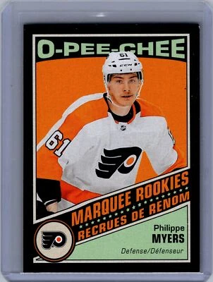 2019-20 O-Pee-Chee #513 Philippe Myers Retro Black Border #/100 - Image 1 of 2