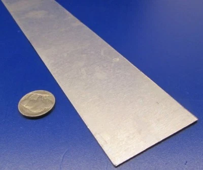Barra de aluminio 6061 T6 .050" de grosor x 2.0" de ancho x 48" de largo, 2 piezas Foto 1 de 4
