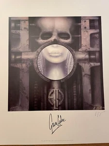 ELP HR Giger Kunstdruck HIRNSALAT CHIRURGIE signiert Greg Lake - Bild 1 von 7