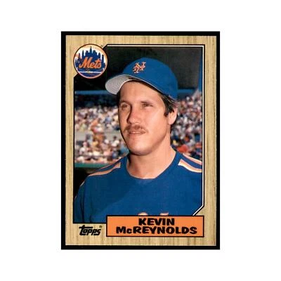 1987 Topps Traded Kevin McReynolds Baseball Cards #76T - Image 1 of 3