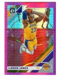LEBRON JAMES 2019-2020 Panini Donruss Iper Card Rosa Ottica #60 LA Lakers - Foto 1 di 2