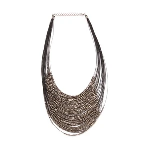 9204AQ collona donna LE VOLIÈRE woman beads necklace - Picture 1 of 4