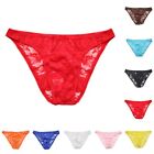 Mens Panties Briefs Thong Underpants Breathable Knickers Lace Lingerie