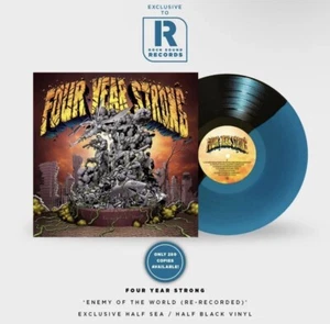 Four Year Strong - Enemy of the World Vinyl LP Half Sea Half Black Limited /280 - Imagen 1 de 3