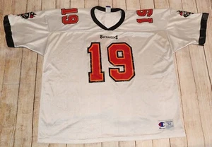 Vtg Champion Tampa Bay Buccaneers JerseyKeyshawn Johnson #19 White Size 52 - Picture 1 of 4