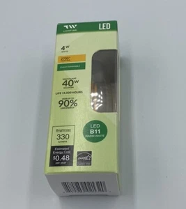 CANDELABRA LED FILAMENT BULBS 40W DIMMABLE 2700K WARM WHITE CHANDELIER 48 CT - Picture 1 of 8