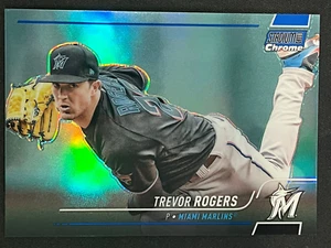 2022 Topps Stadium Club Chrome Blue Refractor /199 Trevor Rogers #104 - Imagen 1 de 2