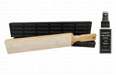 Paddle Leather Strop Sharpening Honing Razor Knife Blade Diamond Spray 0.25 μ  • 8.99£