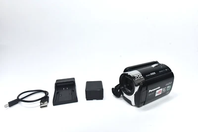 PANASONIC SDR-H90 CAMCORDER 80GB HDD / SD CARD DIGITAL VIDEO CAMERA TESTED - Image 1 of 4
