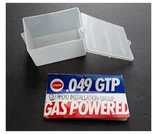 Vintage RC Car Cox .049 GTP Radio Installation box / cover Old Stock New - Picture 1 of 1