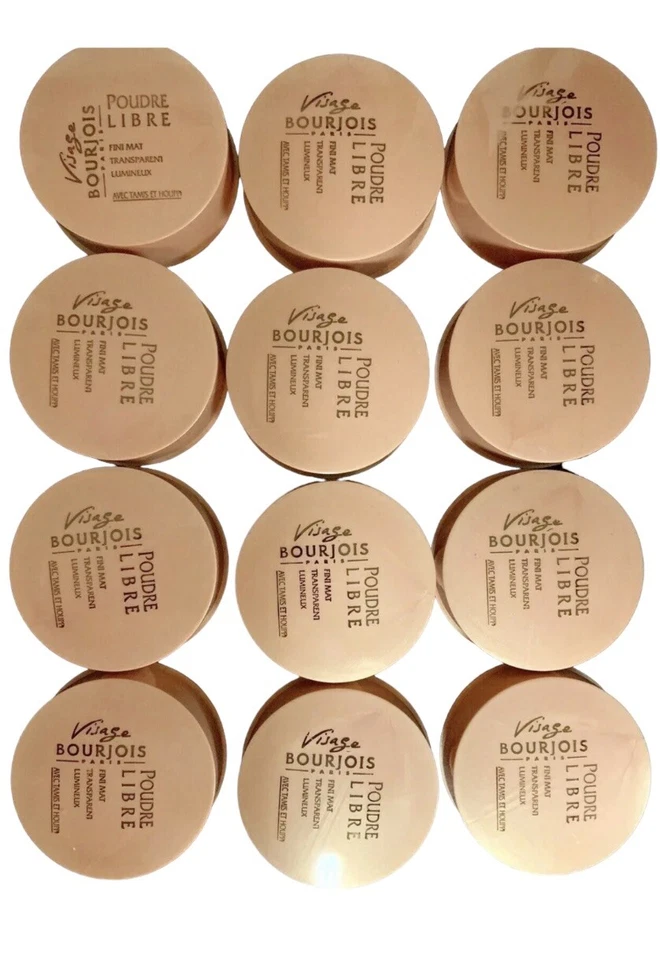 a Set of 3 Bourjois Loose Powder Color 45 Miel Sauvage 40g