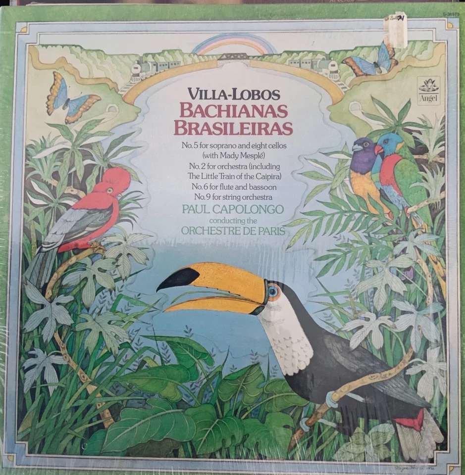 VILLA-LOBOS-BACHIANAS-BRASILEIRAS-CAPOLONGO-ORIGINAL ANGEL S-36979 STEREO VINYL Foto 1 de 1
