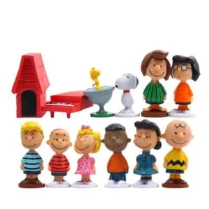 Miniso Kawaii Nuevo 12 Piezas Snoopy Snoopy Marrón Pastel Muñeca Adorno Decoración - Imagen 1 de 24