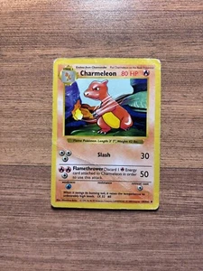 Juego Base Pokémon CHARMELEON 24/102 SHADOWLESS Poco Común DMG - Imagen 1 de 2