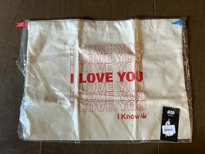 NEW Harveys Seatbelt Bags Star Wars Rebel Princess Leia Dust Bag NIP  - Image 1 of 4