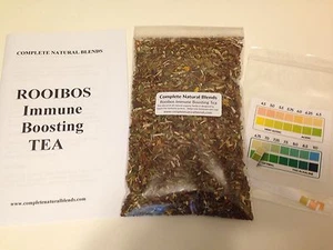 ROOIBOS HERBAL Immune Boosting TEA organic pH Tumeric Periwinkle Mistletoe 4 oz - Picture 1 of 3